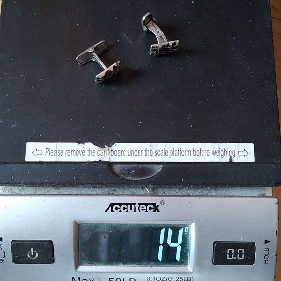 RARE Vintage Modernist 900 Silver Antonio Belgiorno Buenos Aires Cufflin… - Picture 11 of 11